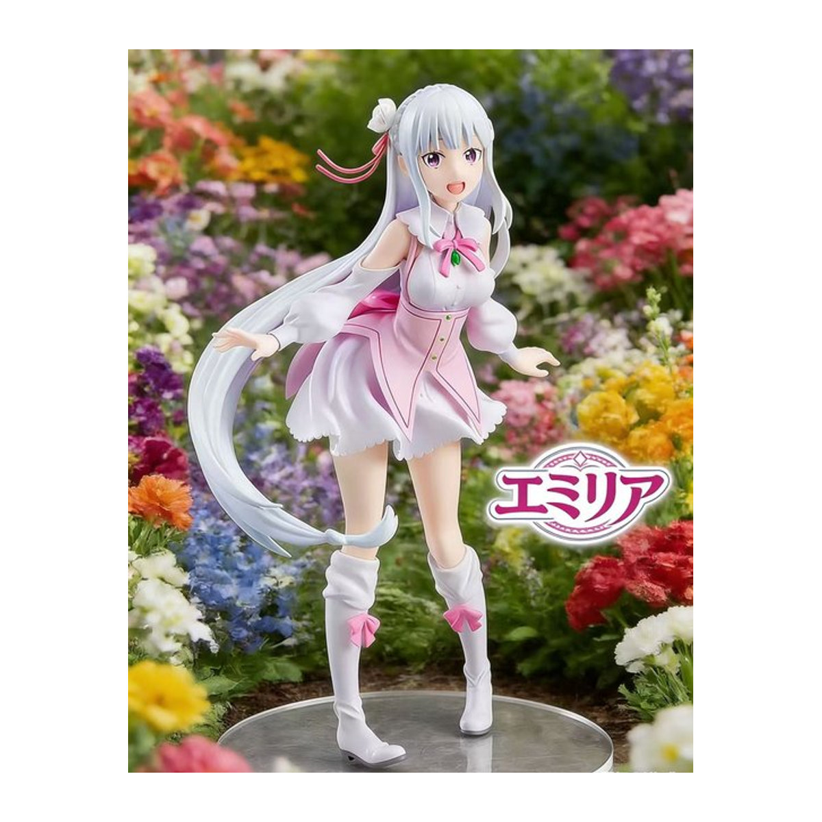 Bandai Re:Zero Starting Life in Another World Emilia Actionfigur Memory Snow in Weiß, Höhe: 17 cm - Bild 1