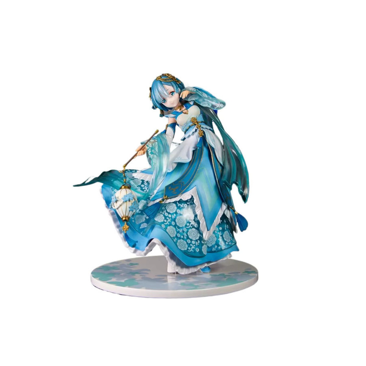 Bandai Rem Re:Zero Starting Life in Another World Anime Figur in Hanfu-Design, Blau, Dekorationsobjekt aus Kunststoff - Bild 6