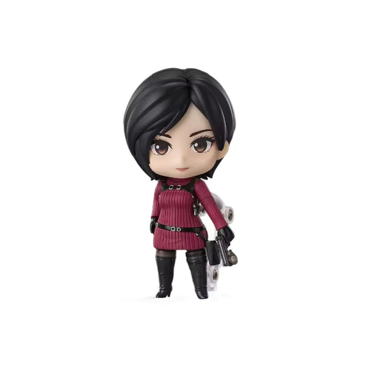 Bandai Resident Evil Ada Wong Actionfigur mit wechselbaren Gesichtern und beweglichen Gelenken, rote Sammlerfigur aus Kunststoff, Höhe: 10 cm - Bild 3