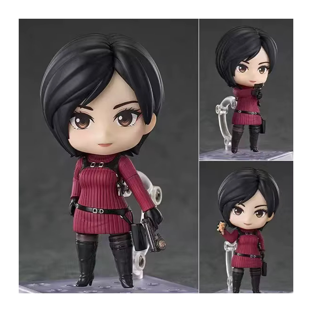 Bandai Resident Evil Anime-Figurenset Ada Wong & Leon S. Kennedy mit austauschbaren Gesichtern und beweglichen Gelenken, mehrfarbig - Bild 3