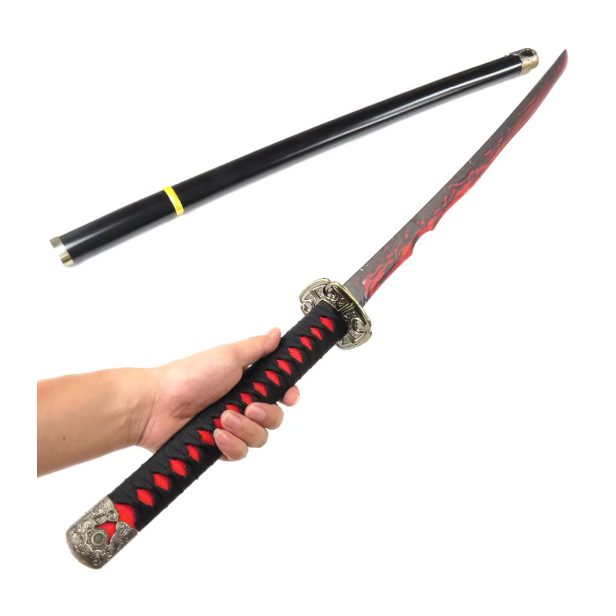 Bandai Rivers of Blood und Moonveil Schwert Replik Set aus Kunststoff, Schwarz, Länge: 105 cm - Bild 2