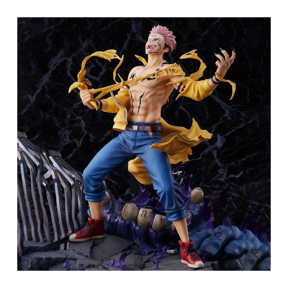 Bandai Ryomen Sukuna Anime Actionfigur aus PVC, mehrfarbig, Höhe: 28 cm - Bild 1