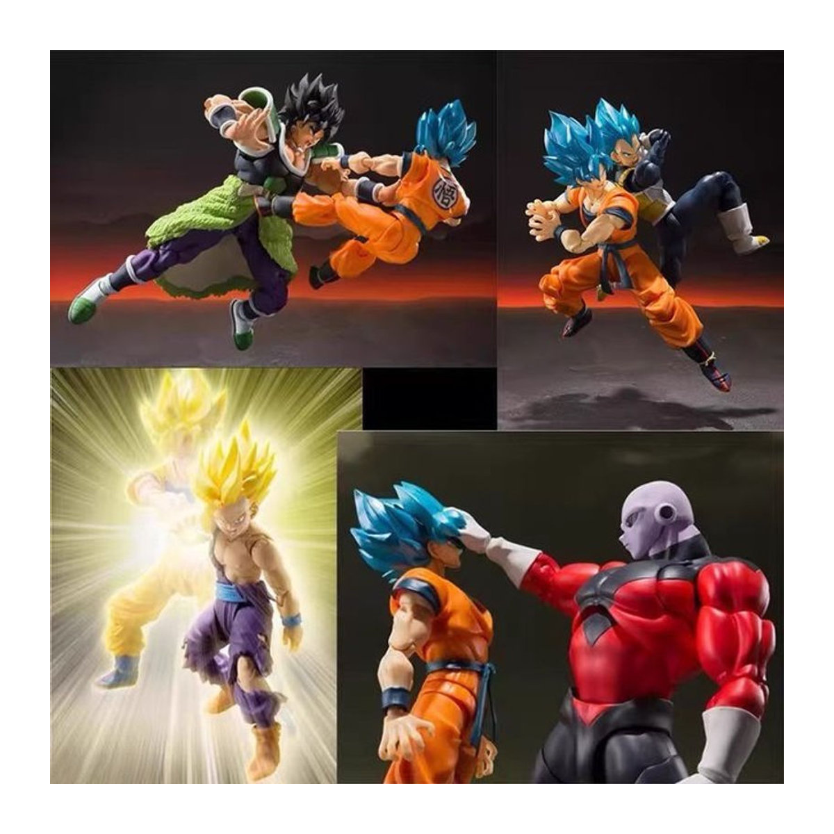 Bandai S.H.Figuarts Dragon Ball Super Saiyan Goku und Vegeta Actionfiguren in Mehrfarbig aus Kunststoff - Bild 1