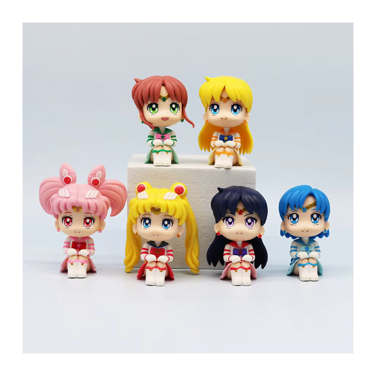Bandai Sailor Moon Anime Actionfiguren Set mehrfarbig Höhe: 7 cm - Bild 2