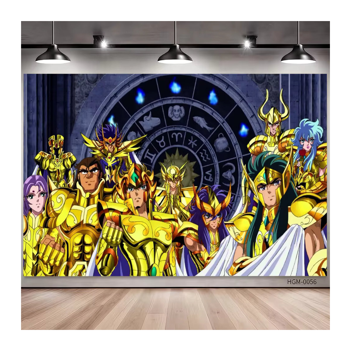 BANDAI Saint Seiya Geburtstag Party Banner Hintergrund, mehrfarbig, B: 120 cm, H: 70 cm - Bild 3