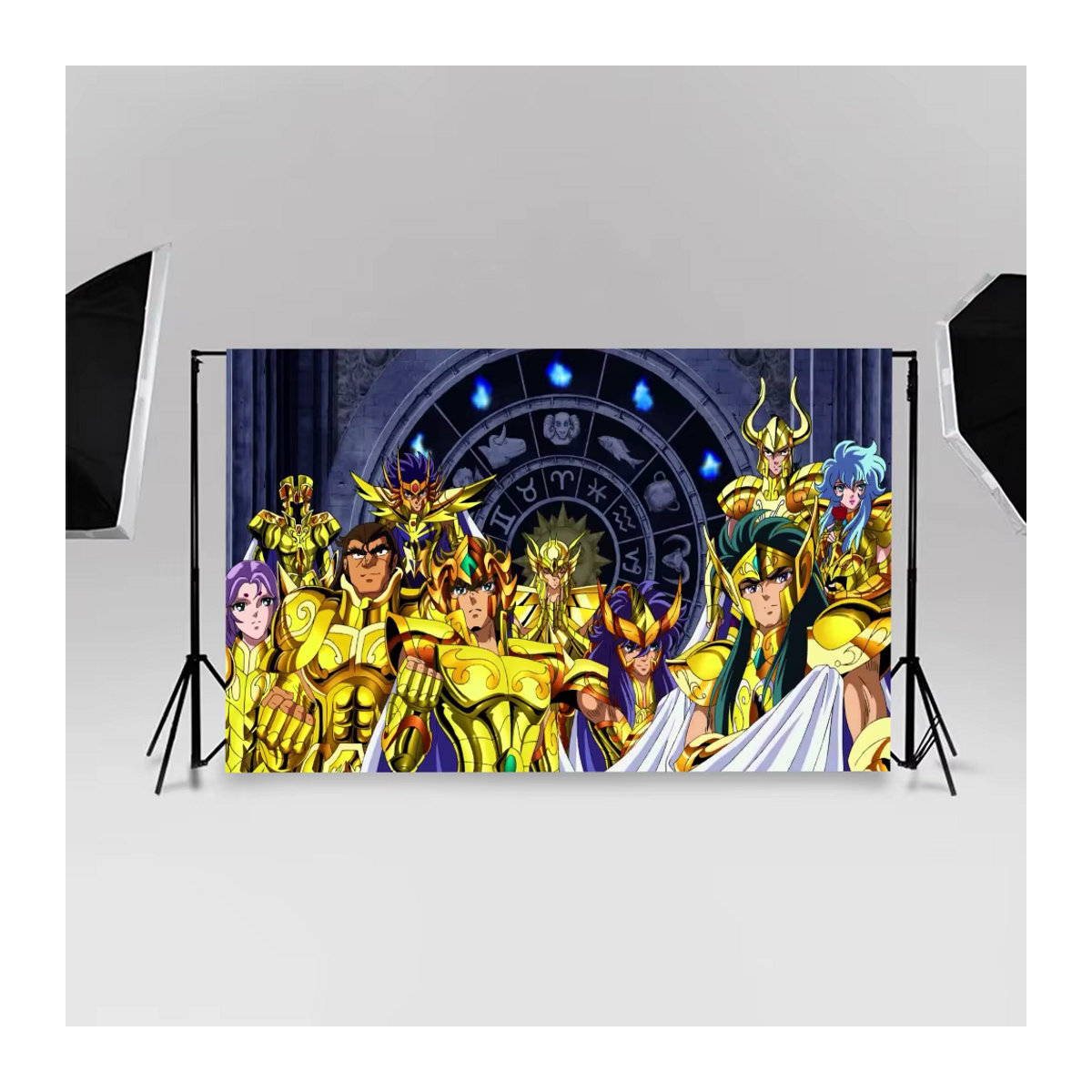 BANDAI Saint Seiya Geburtstag Party Banner Hintergrund, mehrfarbig, B: 120 cm, H: 70 cm - Bild 6