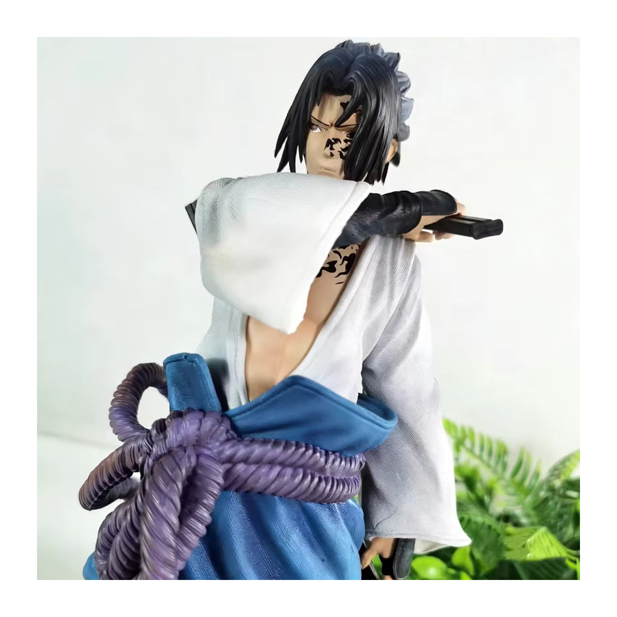 Bandai Sasuke Uchiha Mantra Seal Rebirth Anime Leuchtfigur aus PVC, mehrfarbig, Höhe: 35 cm - Bild 2