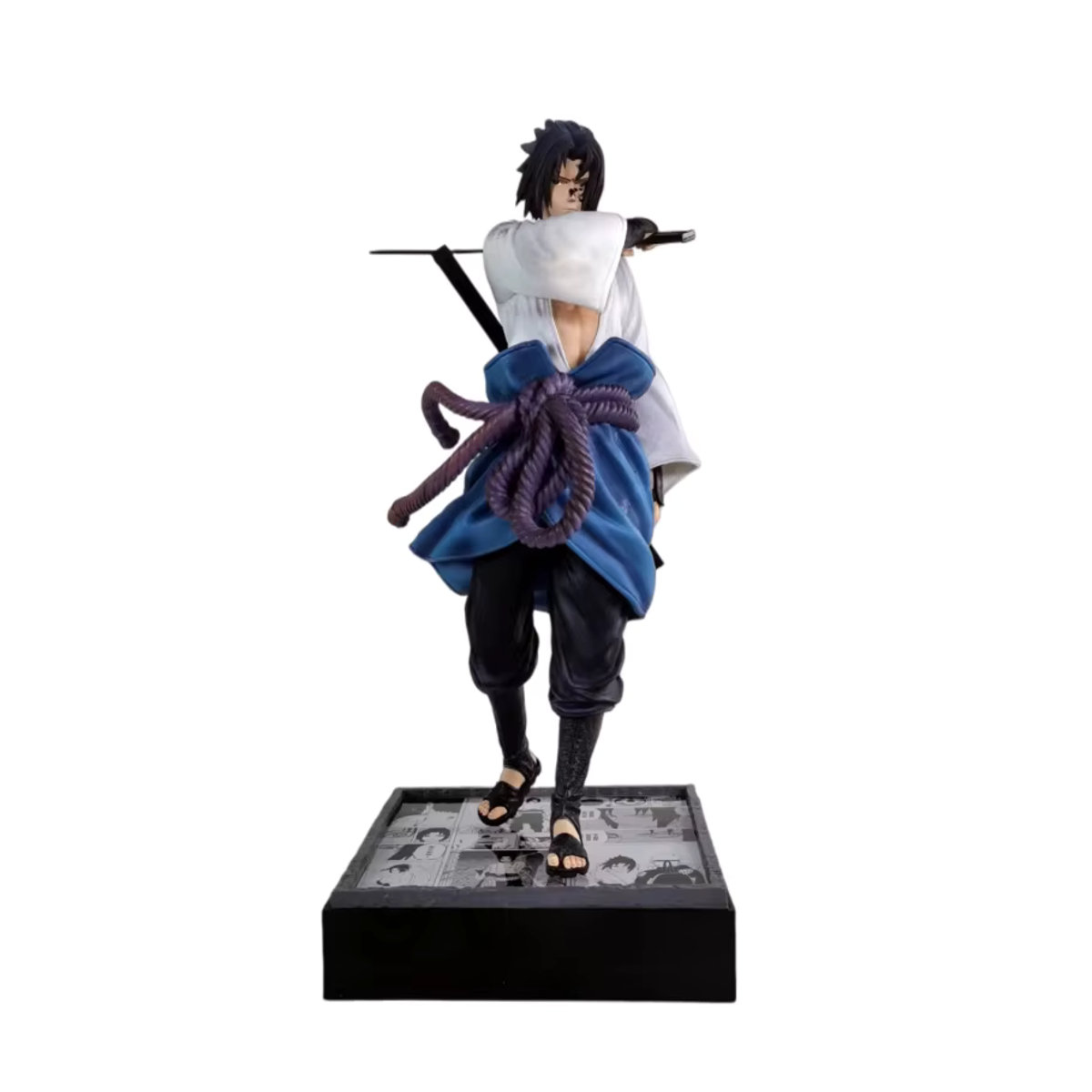 Bandai Sasuke Uchiha Mantra Seal Rebirth Anime Leuchtfigur aus PVC, mehrfarbig, Höhe: 35 cm - Bild 7