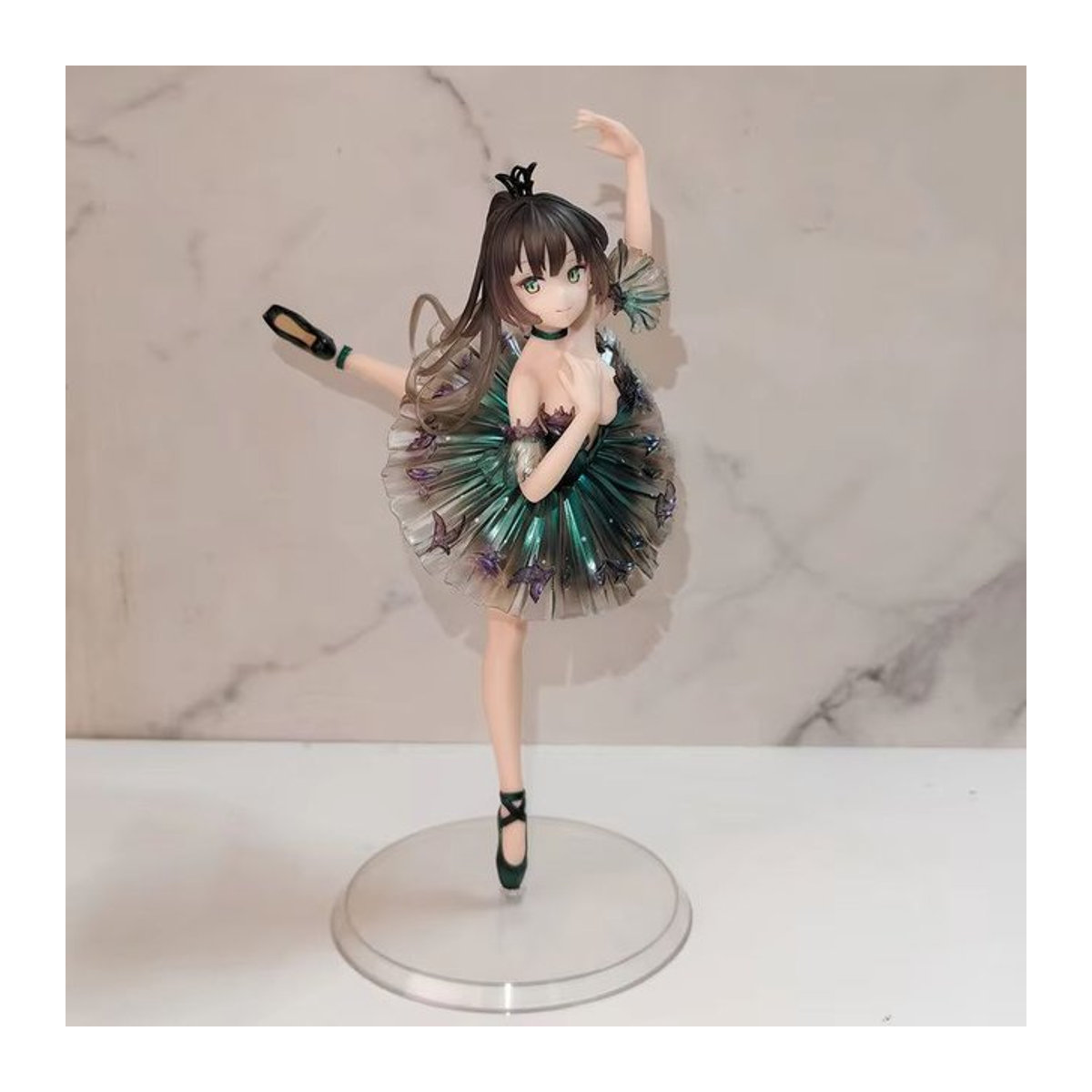 Bandai Schwarzer Schwan Anime-Mädchen GK-Figur in Ballett-Pose, mehrfarbig, Höhe: 27,5 cm - Bild 1