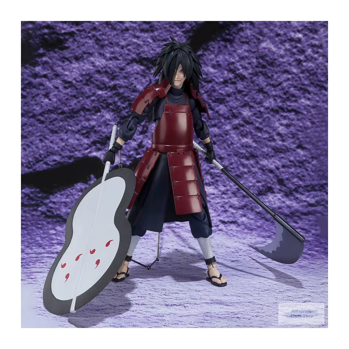 Bandai Shippuden Anime Figur Uchiha Madara Edo Tensei Modell aus Kunststoff, mehrfarbig, Höhe: 16 cm - Bild 5