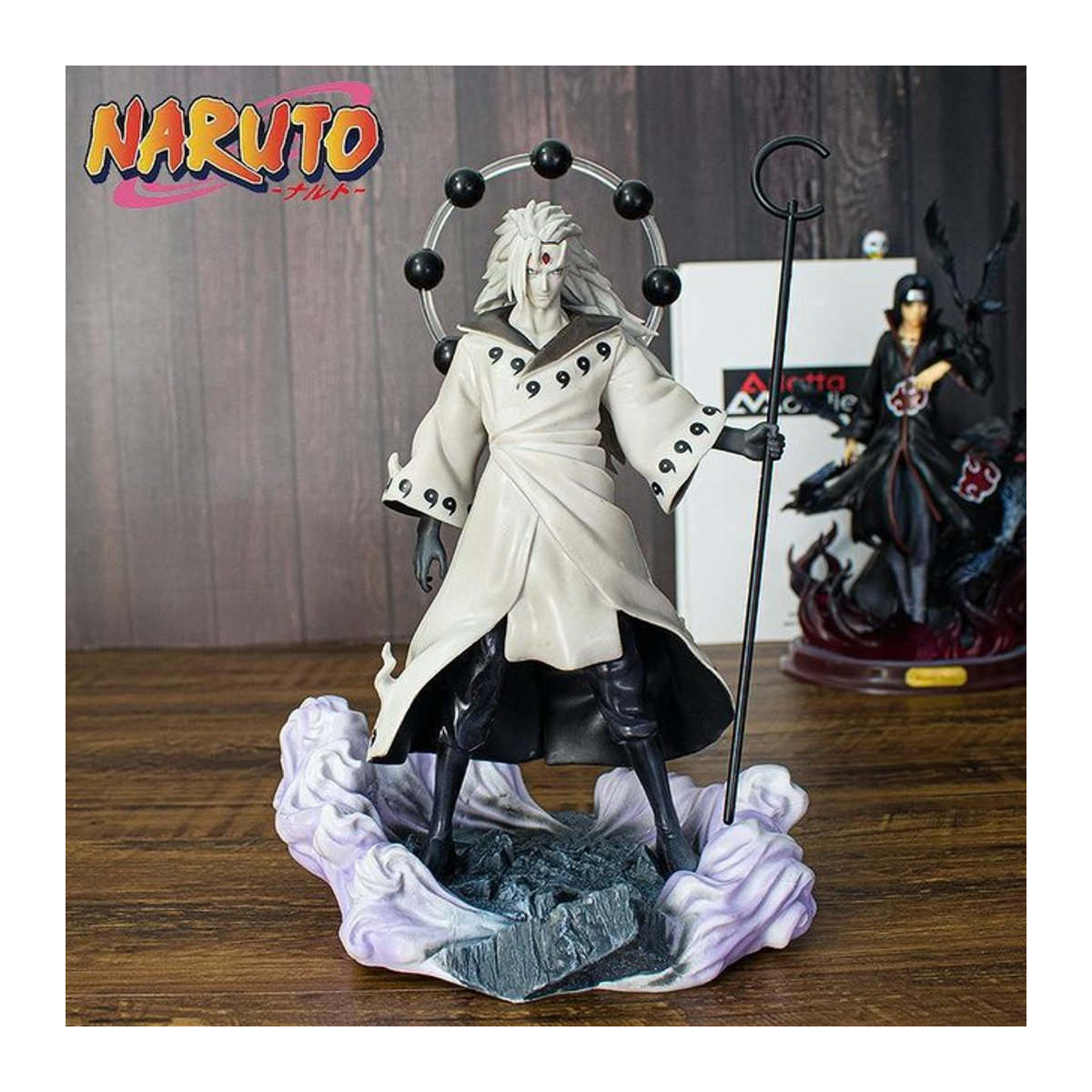 Bandai Shippuden Anime Figur Uchiha Madara Sechs Wege Modell aus Kunststoff in Weiß - Bild 1