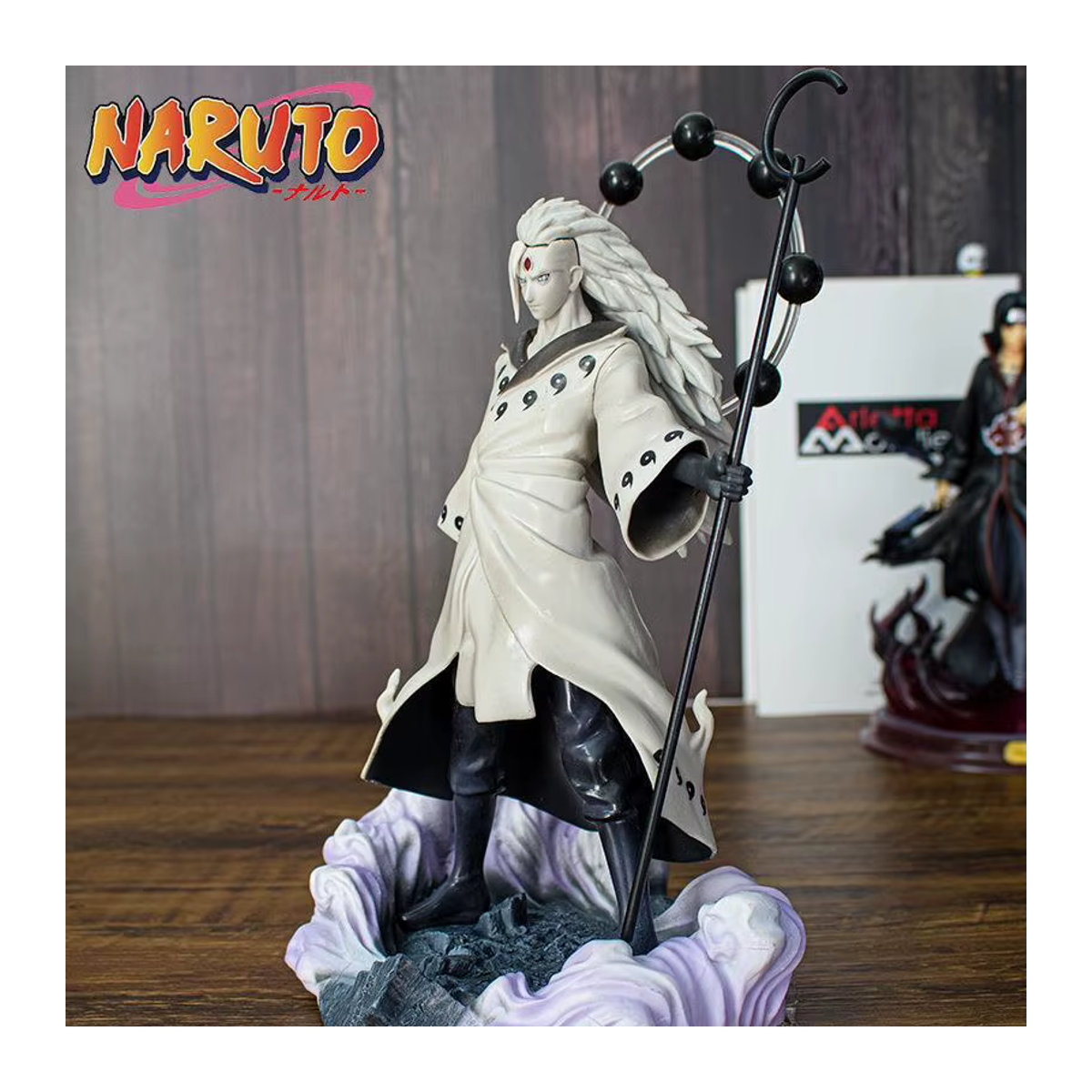 Bandai Shippuden Anime Figur Uchiha Madara Sechs Wege Modell aus Kunststoff in Weiß - Bild 2