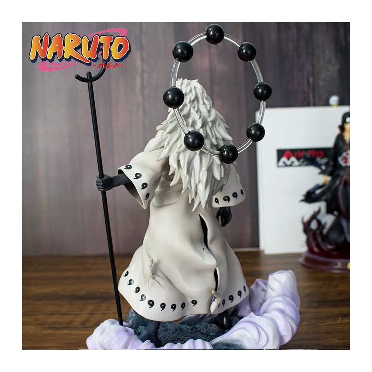 Bandai Shippuden Anime Figur Uchiha Madara Sechs Wege Modell aus Kunststoff in Weiß - Bild 4