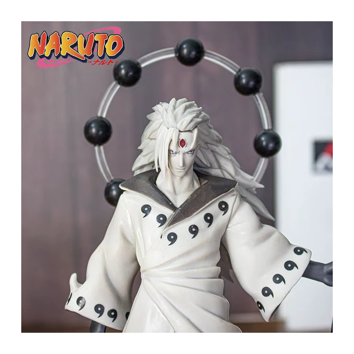 Bandai Shippuden Anime Figur Uchiha Madara Sechs Wege Modell aus Kunststoff in Weiß - Bild 6