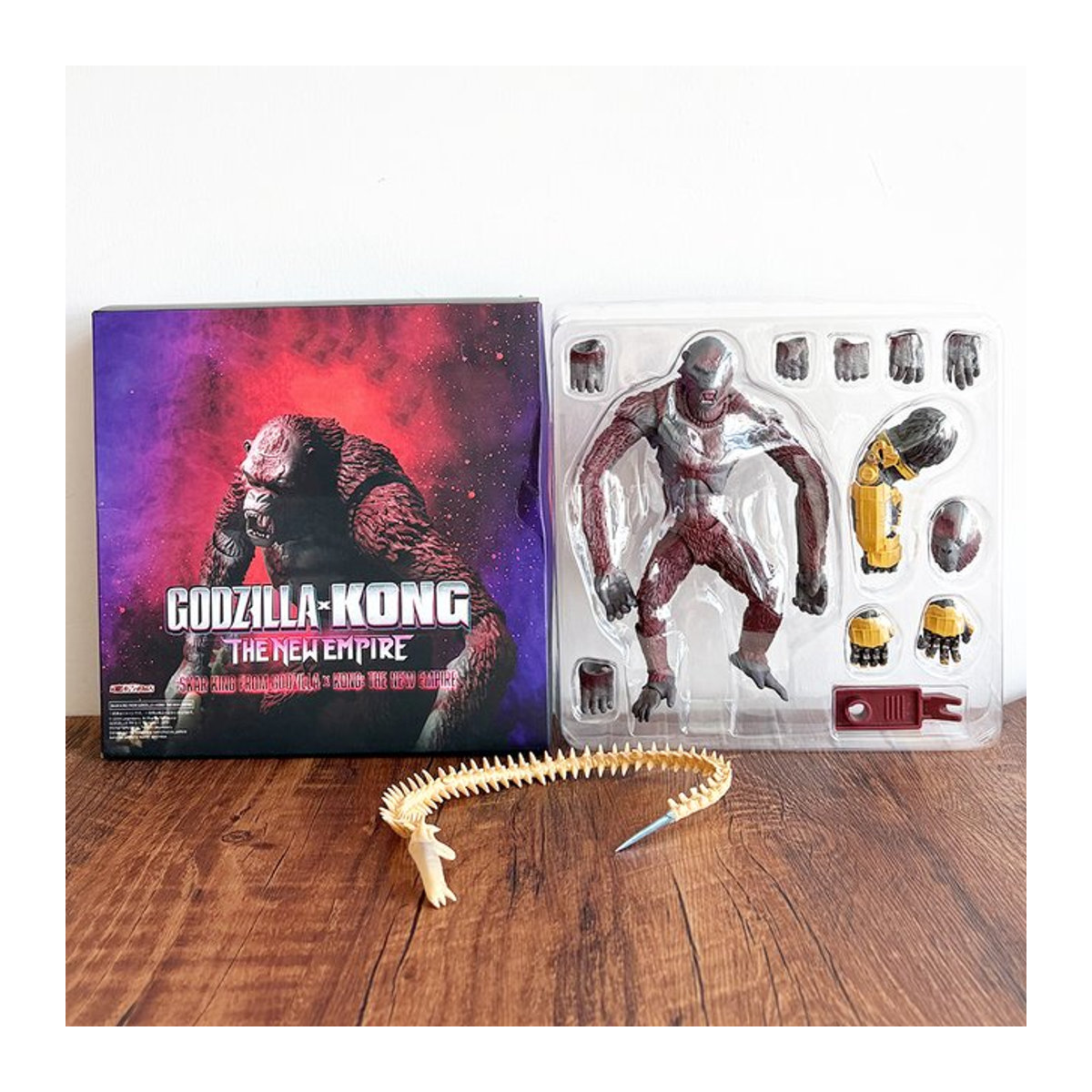 Bandai SHM 2024 Godzilla vs. Kong 2: Rise of the Empires Scar King Actionfigur aus Kunststoff, mehrfarbig, Höhe: 20 cm - Bild 1
