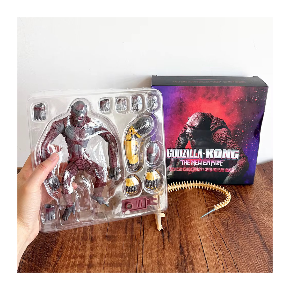 Bandai SHM 2024 Godzilla vs. Kong 2: Rise of the Empires Scar King Actionfigur aus Kunststoff, mehrfarbig, Höhe: 20 cm - Bild 5