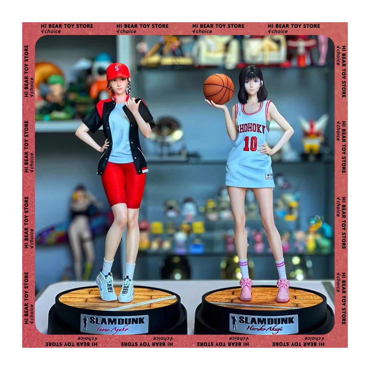 Bandai Slam Dunk Haruko Akagi Anime-Figur aus Kunststoff, weiß, Höhe: 30 cm - Bild 4