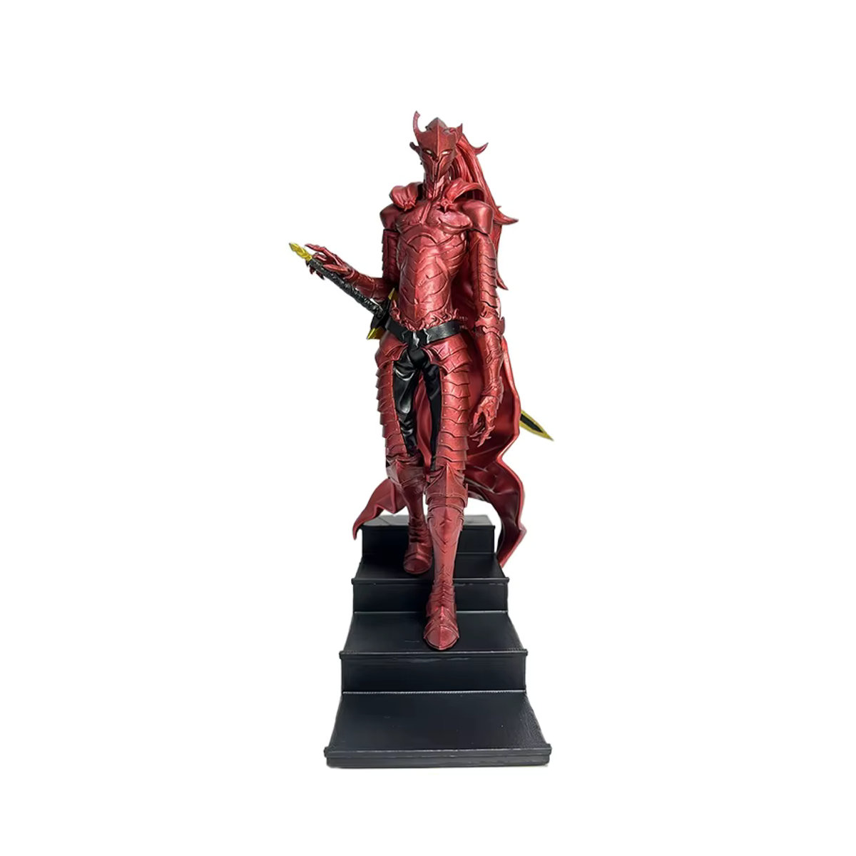 Bandai Solo Leveling Knight Yegret Bailey Premium Harz Anime Statue in Rot - Bild 2