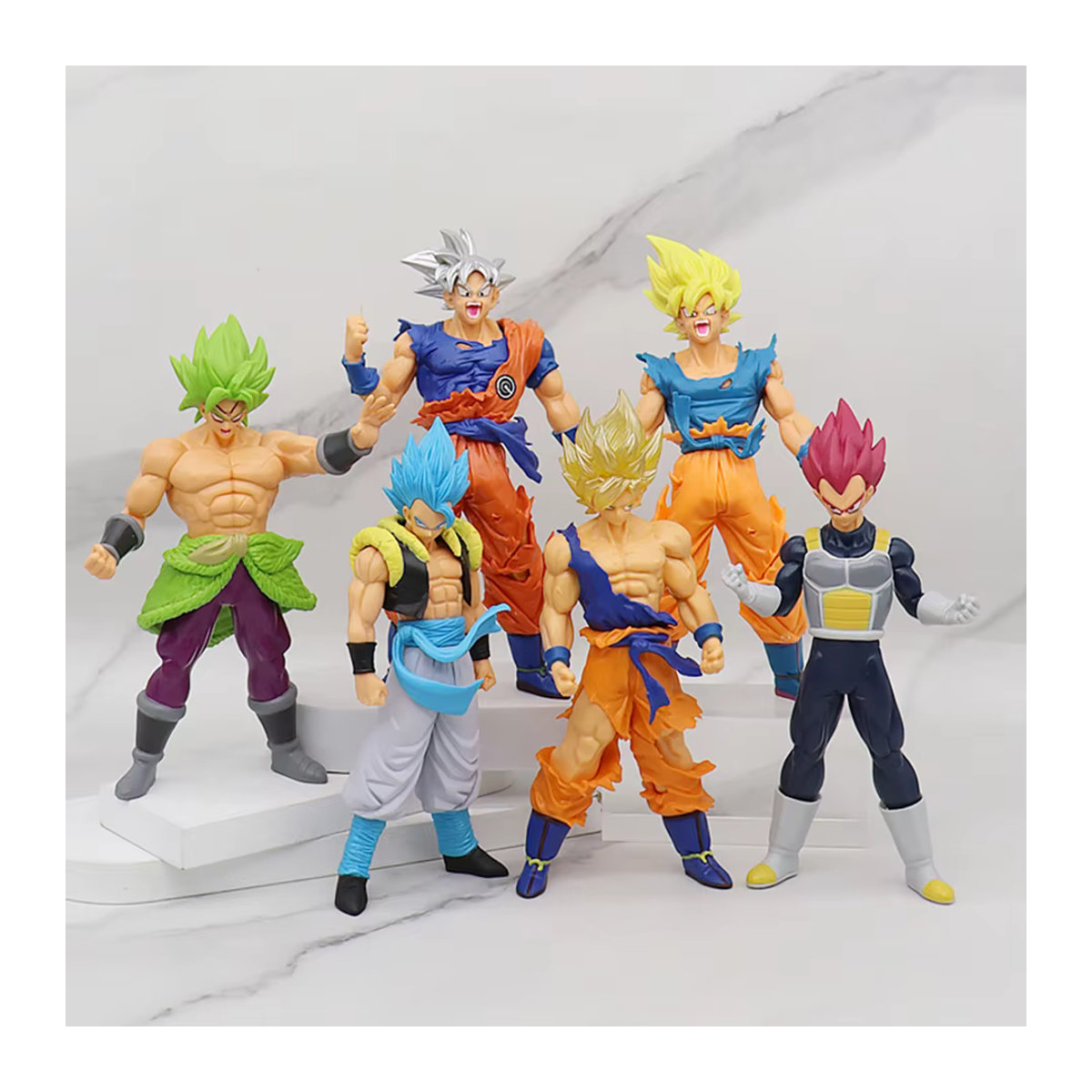 Bandai Son Goku Super Saiyajin Actionfigur Dragon Ball DBZ Modell aus Kunststoff, mehrfarbig, Höhe: 18 cm - Bild 3