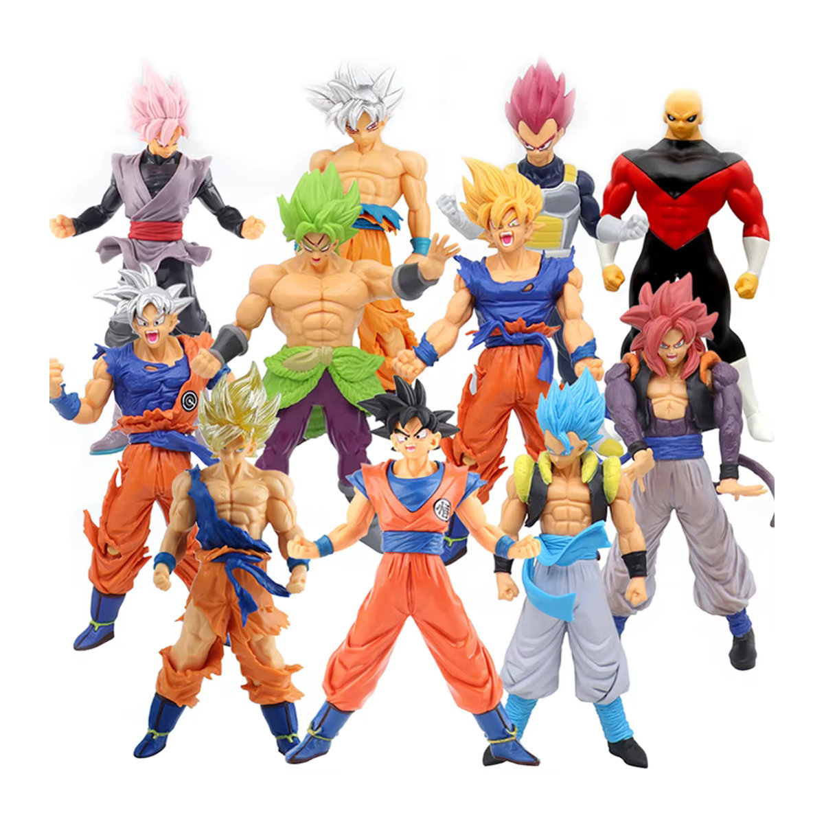 Bandai Son Goku Super Saiyajin Actionfigur Dragon Ball DBZ Modell aus Kunststoff, mehrfarbig, Höhe: 18 cm - Bild 5