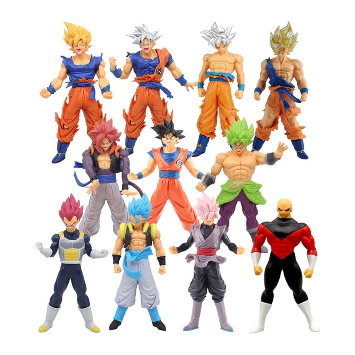 Bandai Son Goku Super Saiyajin Actionfigur Dragon Ball DBZ Sammlerfigur für Kinder, mehrfarbig, Höhe: 18 cm - Bild 1