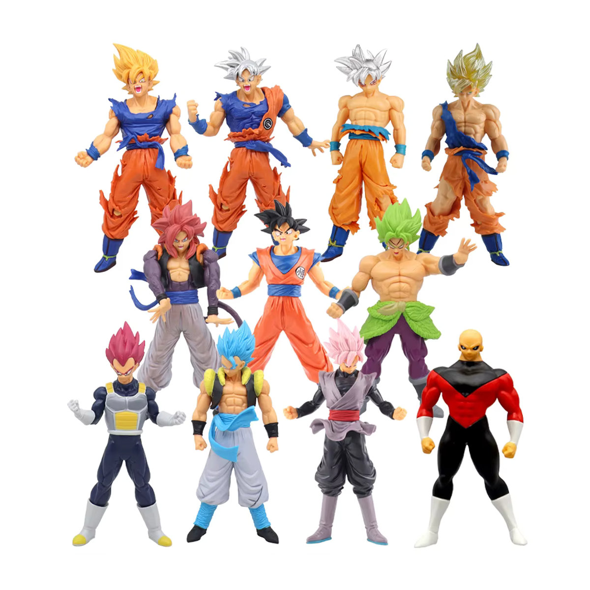 Bandai Son Goku Super Saiyajin Actionfigur Dragon Ball DBZ Sammlerfigur für Kinder, mehrfarbig, Höhe: 18 cm - Bild 4