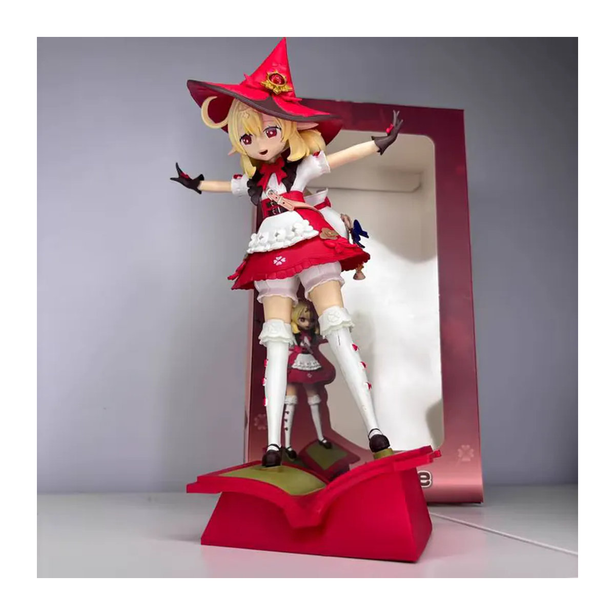 Bandai Spark Knight Hexenfigur in Rot aus Kunstharz als dekoratives Anime-Modell für dein Desktop-Ornament - Bild 4