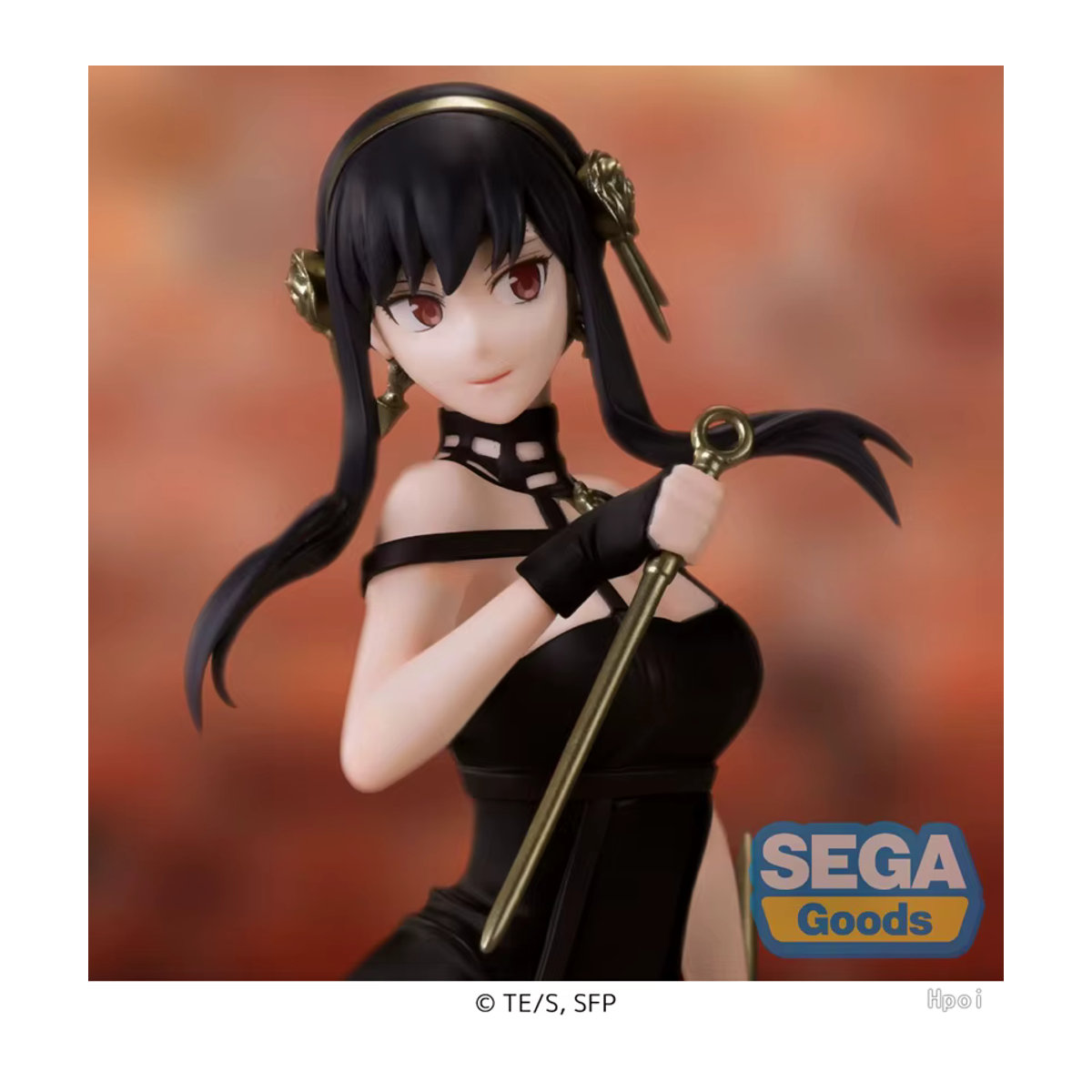 Bandai Spy x Family Anime Figur Anya Forger und Yor Forger Sammelmodell in Schwarz, Höhe: 16 cm - Bild 3