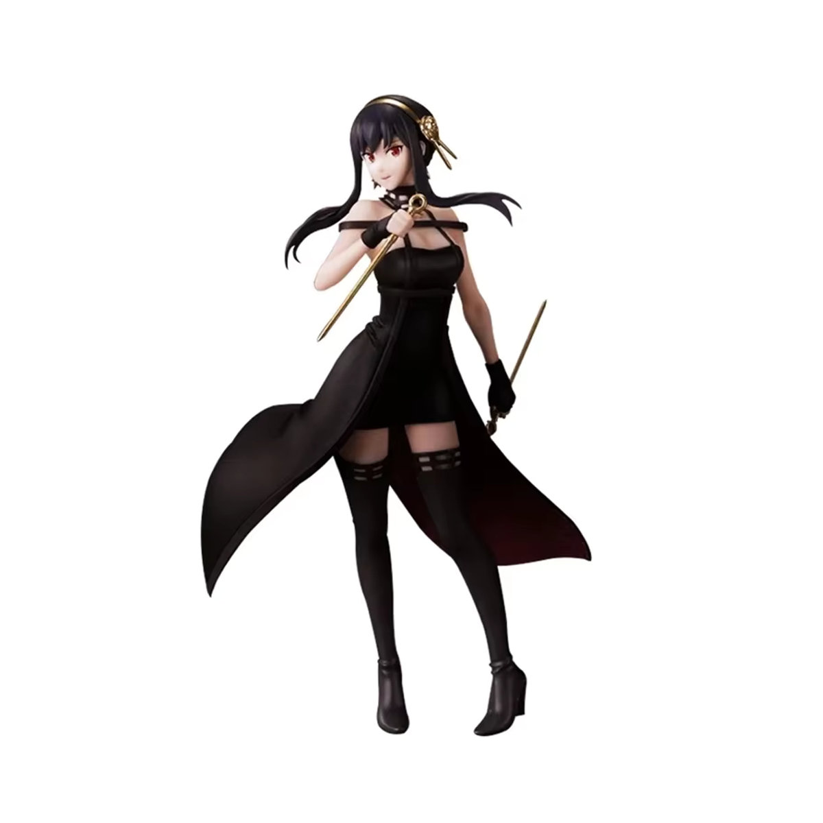 Bandai Spy x Family Anime Figur Anya Forger und Yor Forger Sammelmodell in Schwarz, Höhe: 16 cm - Bild 4