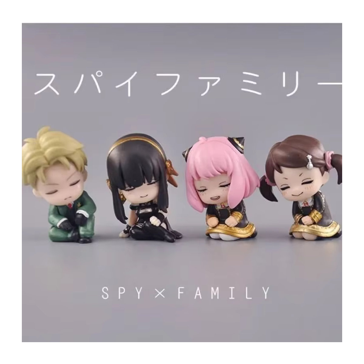 Bandai Spy x Family Anime Figuren Set mit Anya Forger, Loid und Yor Forger als niedliche Actionfiguren in Mehrfarbig, Kunststoff-Deko für deinen Schreibtisch - Bild 4
