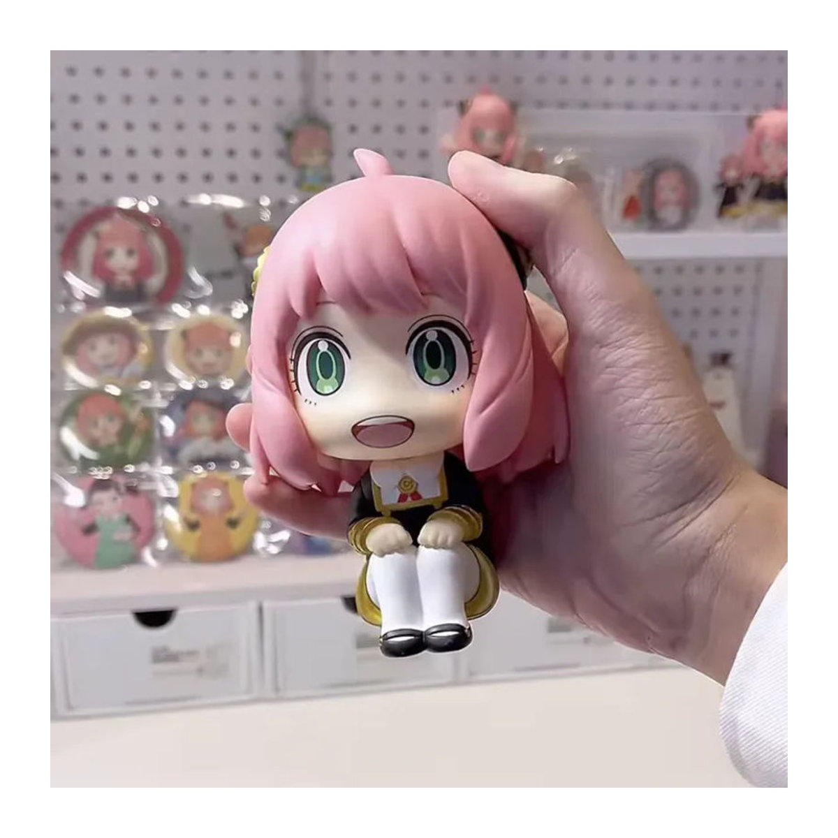 Bandai Spy x Family Anya Actionfigur aus Kunststoff, mehrfarbig, Dekoration für Fans - Bild 4