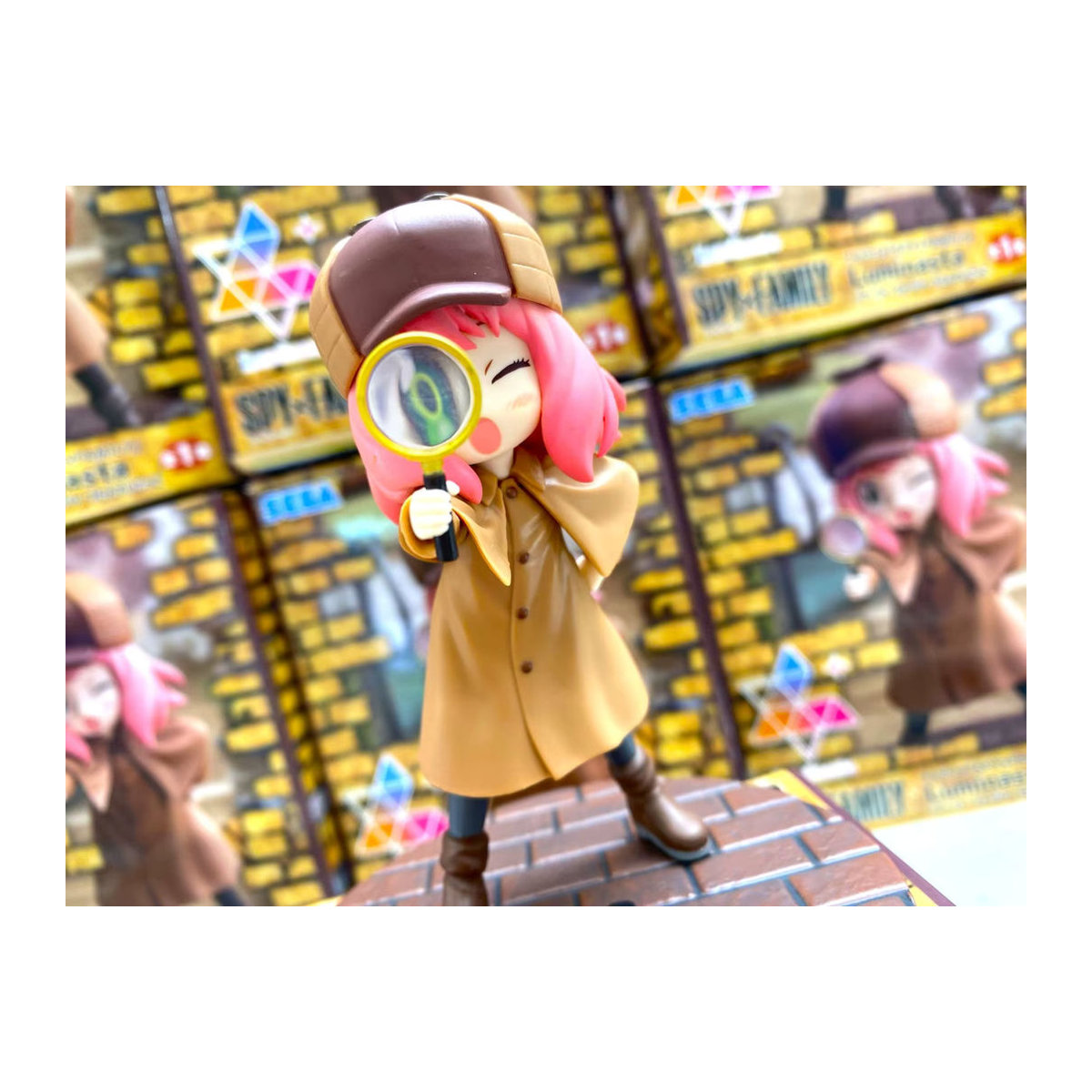 Bandai Spy x Family Anya Actionfigur aus Kunststoff, mehrfarbig, Desktop-Dekoration für Kinder - Bild 3