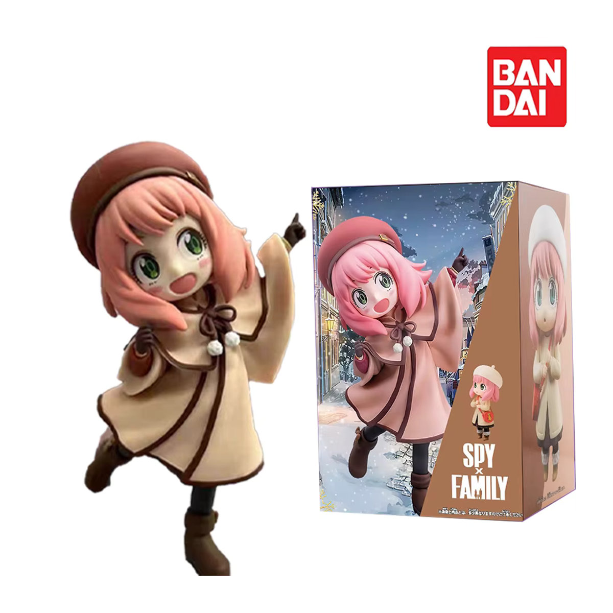 Bandai Spy x Family Anya Figur in Winterkleidung als Detektiv-Motiv aus Kunststoff, mehrfarbig - Bild 3
