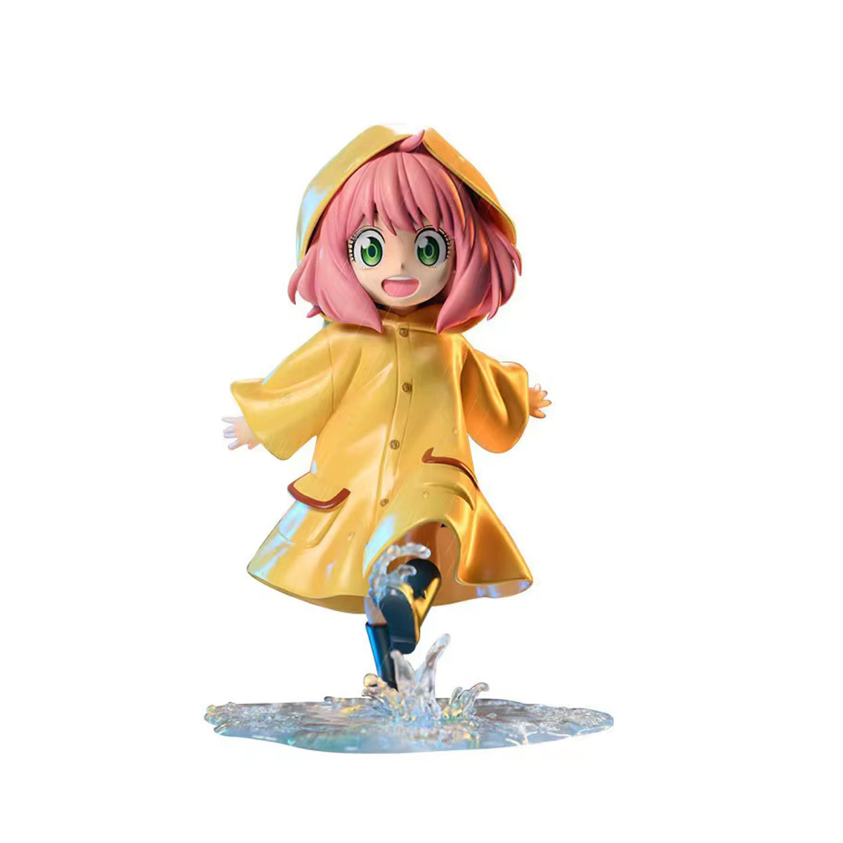 Bandai Spy x Family Anya Forger Anime Figur im gelben Regenmantel, Höhe: 12 cm - Bild 6