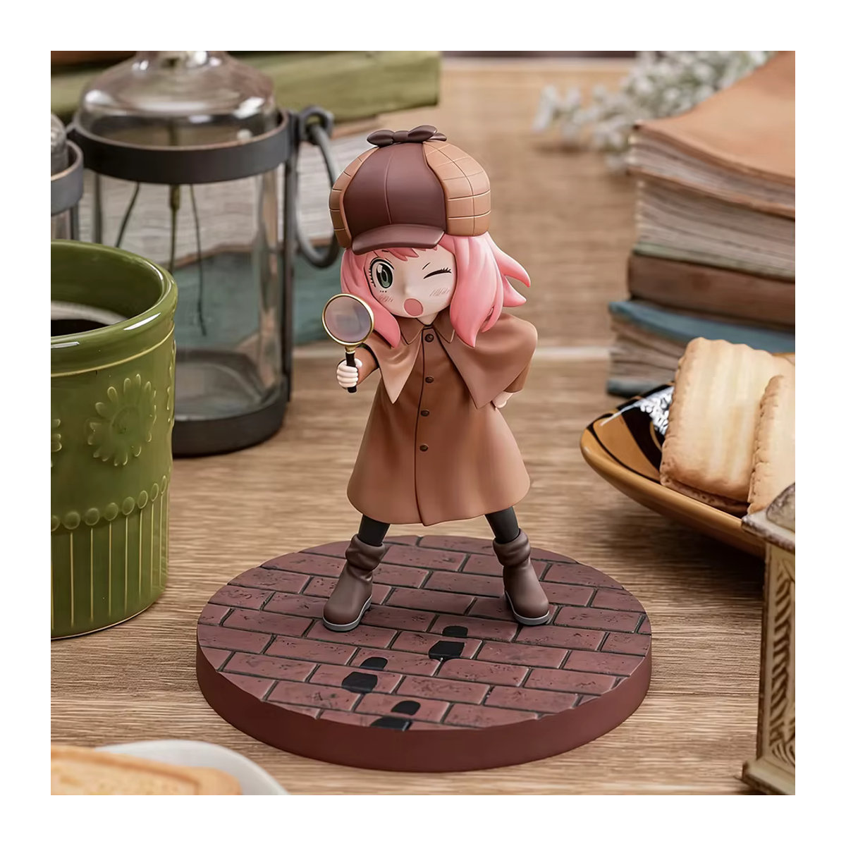 Bandai Spy X Family Anya Forger Detektiv-Figur aus Kunststoff, mehrfarbig, Anime-Sammlerfigur für Kinder und Erwachsene - Bild 2