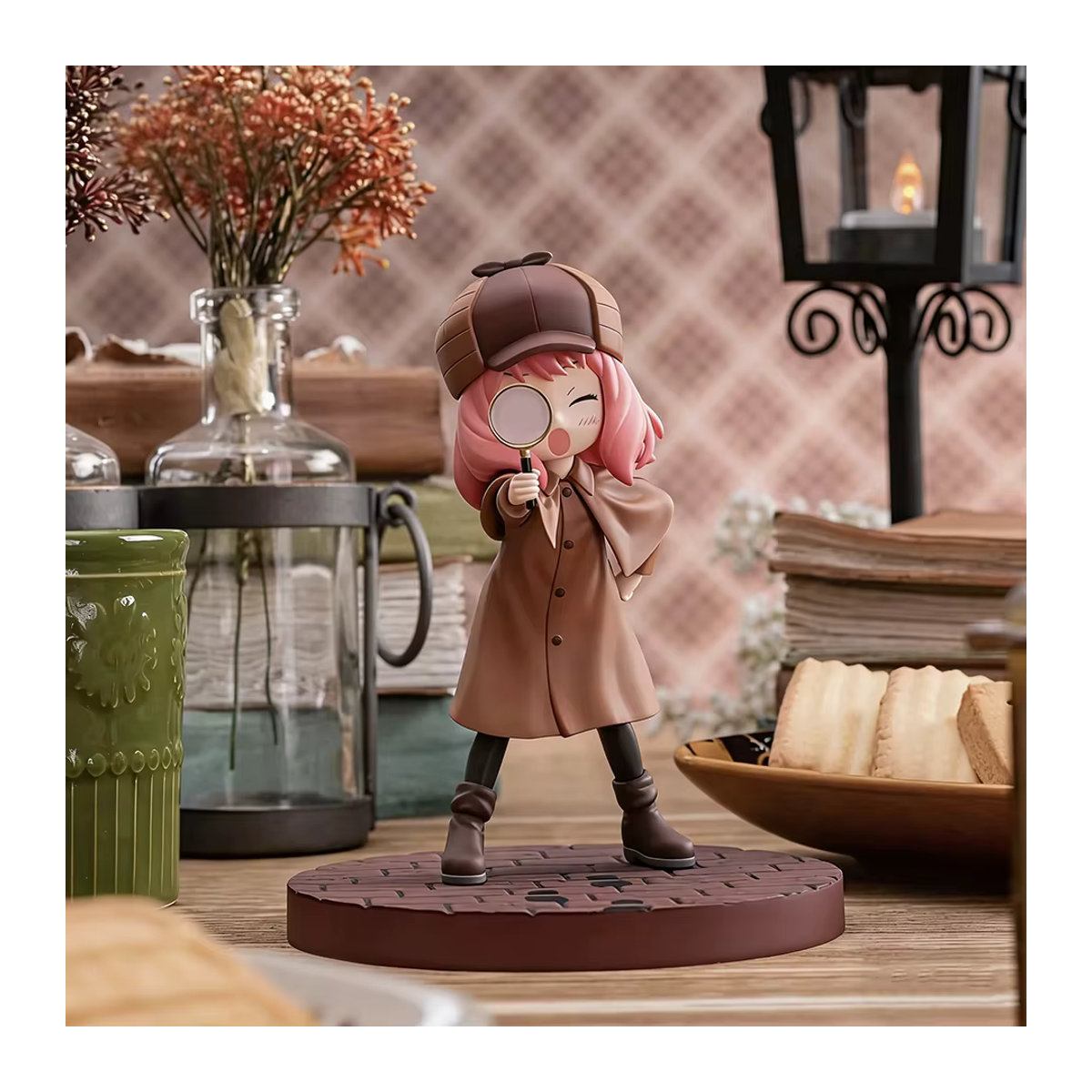 Bandai Spy X Family Anya Forger Detektiv-Figur aus Kunststoff, mehrfarbig, Anime-Sammlerfigur für Kinder und Erwachsene - Bild 3