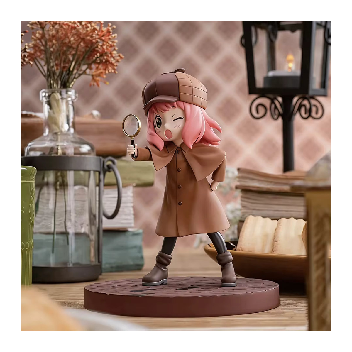 Bandai Spy X Family Anya Forger Detektiv-Figur aus Kunststoff, mehrfarbig, Anime-Sammlerfigur für Kinder und Erwachsene - Bild 4