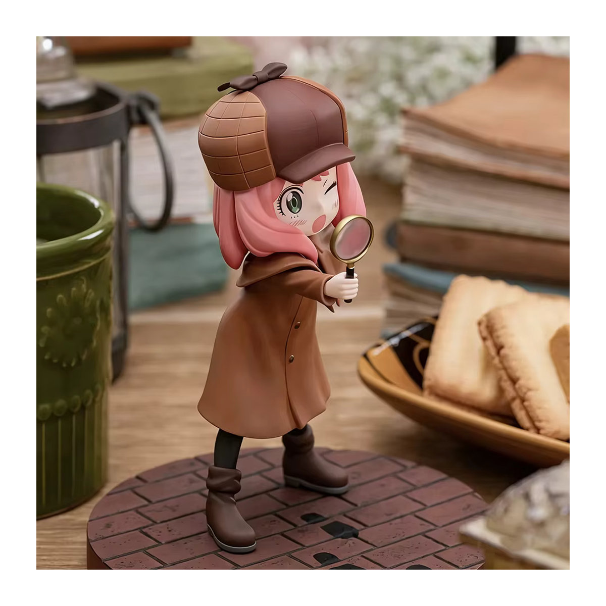 Bandai Spy X Family Anya Forger Detektiv-Figur aus Kunststoff, mehrfarbig, Anime-Sammlerfigur für Kinder und Erwachsene - Bild 5