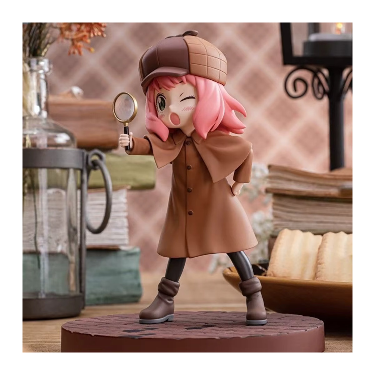 Bandai Spy X Family Anya Forger Detektiv-Figur aus Kunststoff, mehrfarbig, Anime-Sammlerfigur für Kinder und Erwachsene - Bild 6