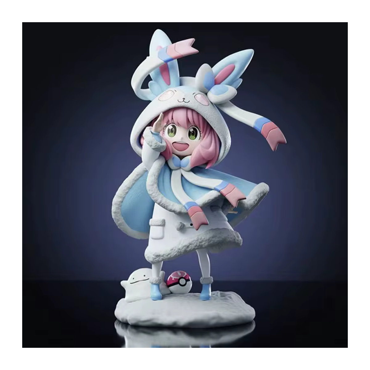 Bandai Spy X Family Anya Forger Sammelfigur, pink und mehrfarbig, Höhe: 19 cm - Bild 1
