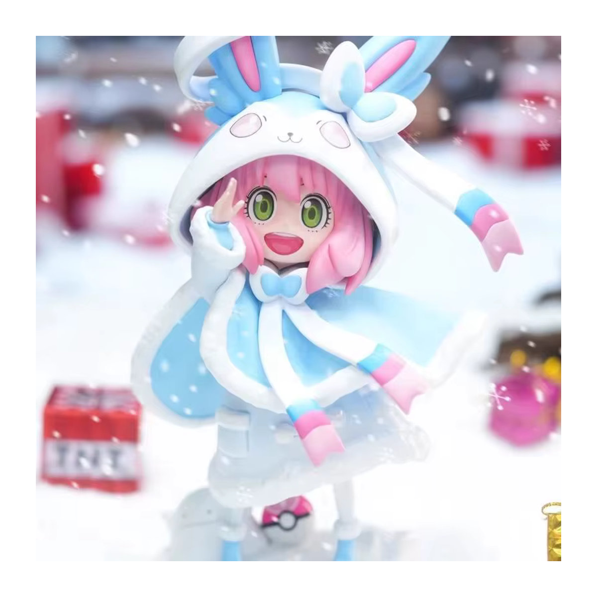 Bandai Spy X Family Anya Forger Sammelfigur, pink und mehrfarbig, Höhe: 19 cm - Bild 2