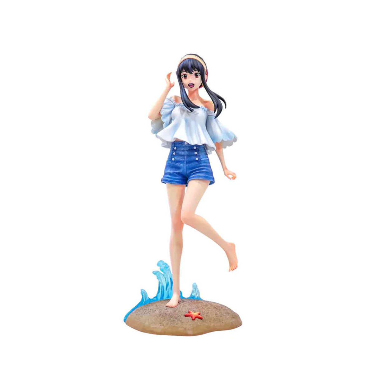 Bandai Spy X Family Yor Forger Strand-Szene Anime-Figur aus PVC, mehrfarbig - Bild 3