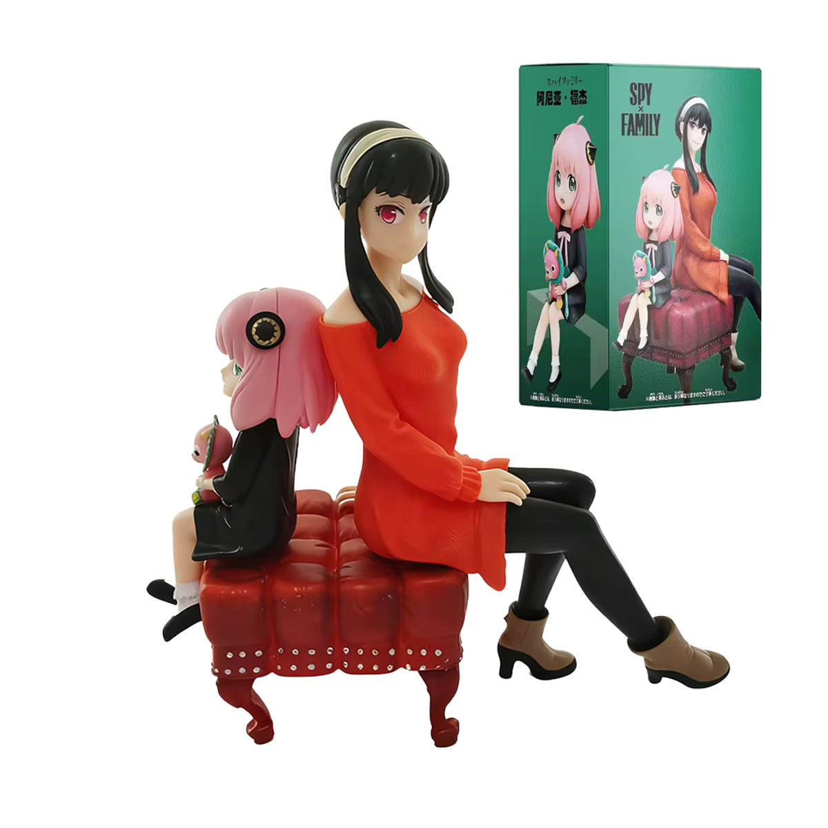 Bandai SPY×FAMILY Anime Action Figure Anya Forger Yor Forger aus PVC, mehrfarbig, Höhe: 15 cm - Bild 6