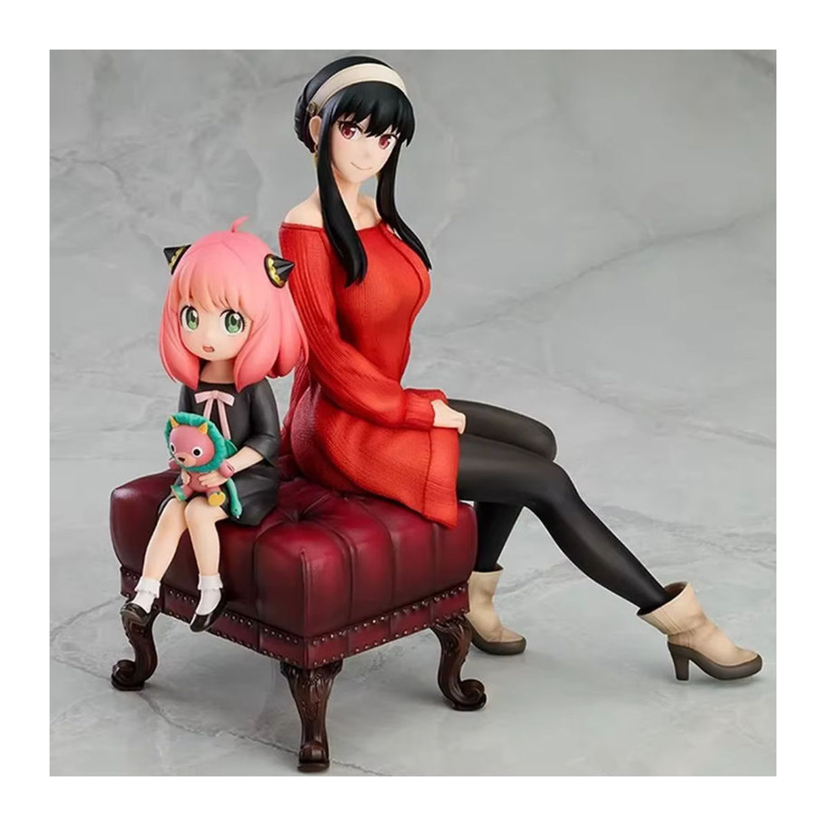 Bandai SPY×FAMILY Anime Figur Anya Forger und Yor Forger aus PVC, mehrfarbig, Höhe: 15 cm - Bild 2