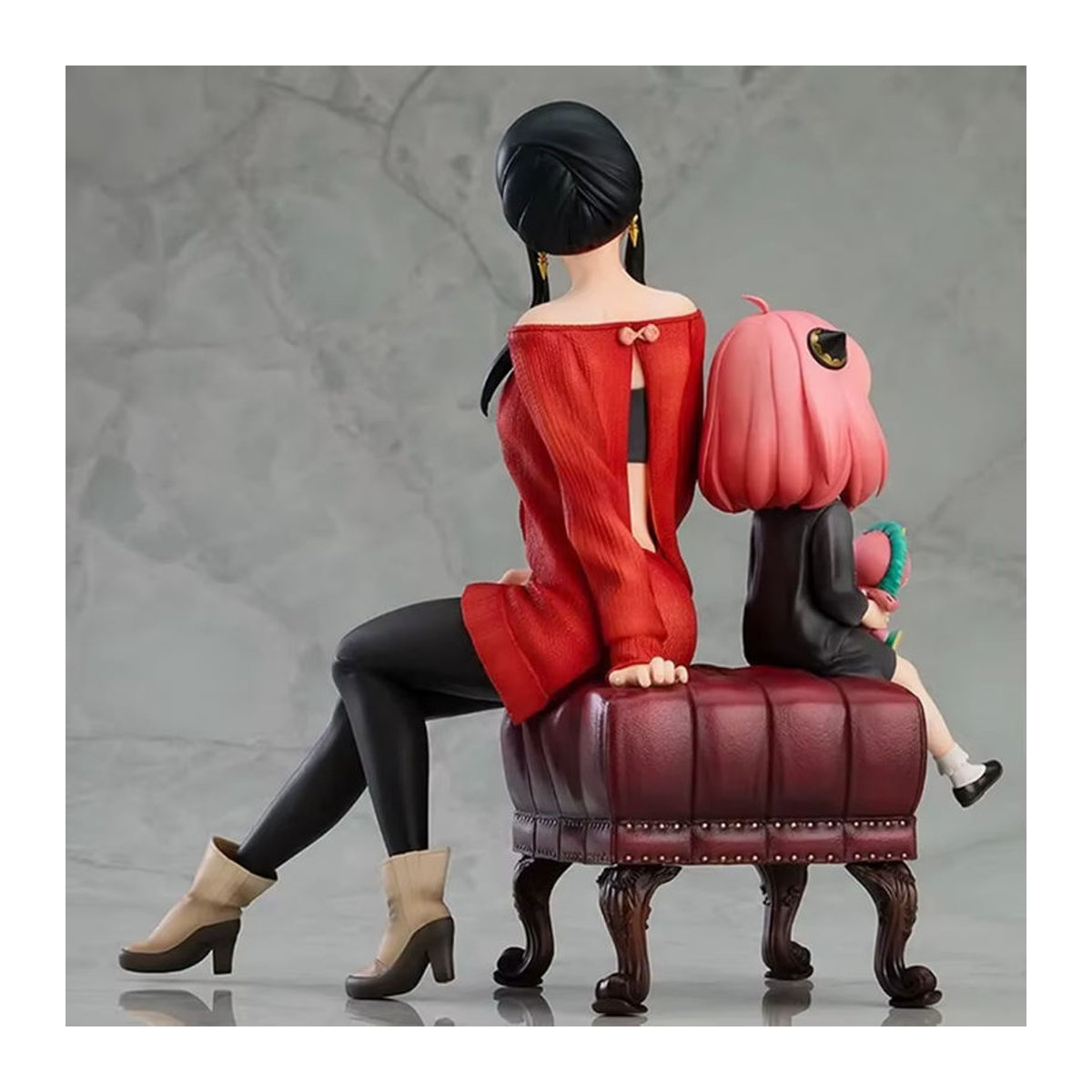 Bandai SPY×FAMILY Anime Figur Anya Forger und Yor Forger aus PVC, mehrfarbig, Höhe: 15 cm - Bild 3