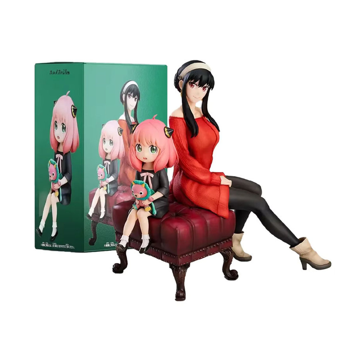 Bandai SPY×FAMILY Anime Figur Anya Forger und Yor Forger aus PVC, mehrfarbig, Höhe: 15 cm - Bild 7