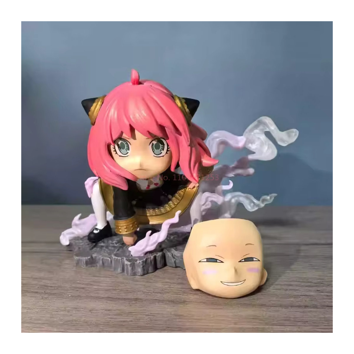 Bandai Spyxfamily Anya Forger Anime-Figur aus PVC in Rosa als stehende Sammlerstatue und Schreibtisch-Deko - Bild 5
