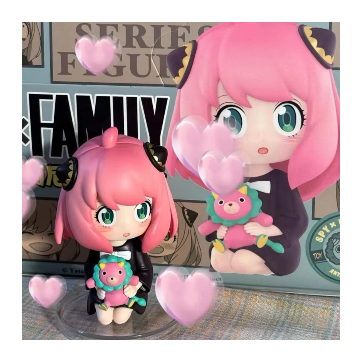 Bandai SPY×FAMILY Anya Forger Blind Box Anime-Figurenset aus Kunststoff, mehrfarbig - Bild 2