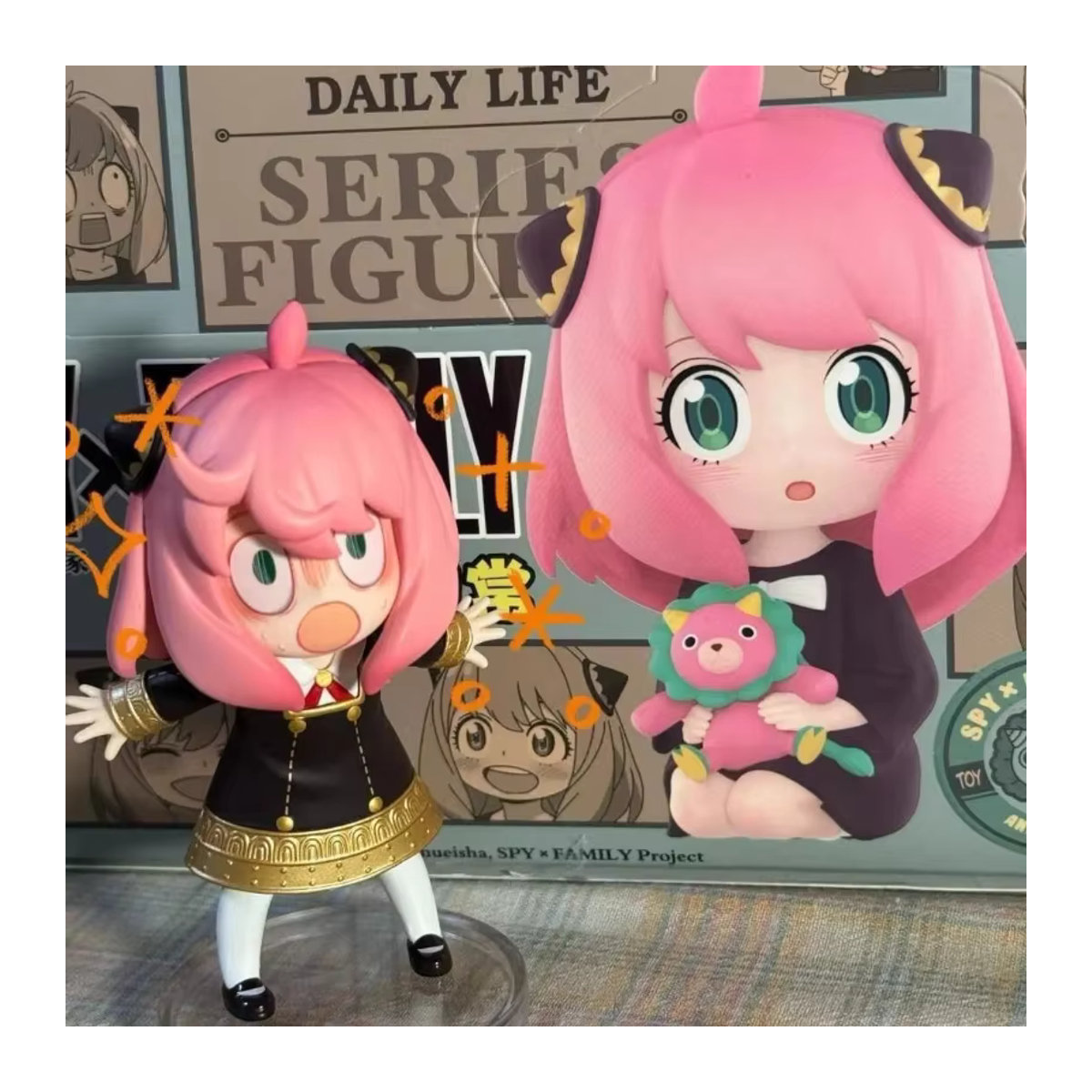 Bandai SPY×FAMILY Anya Forger Blind Box Anime-Figurenset aus Kunststoff, mehrfarbig - Bild 3