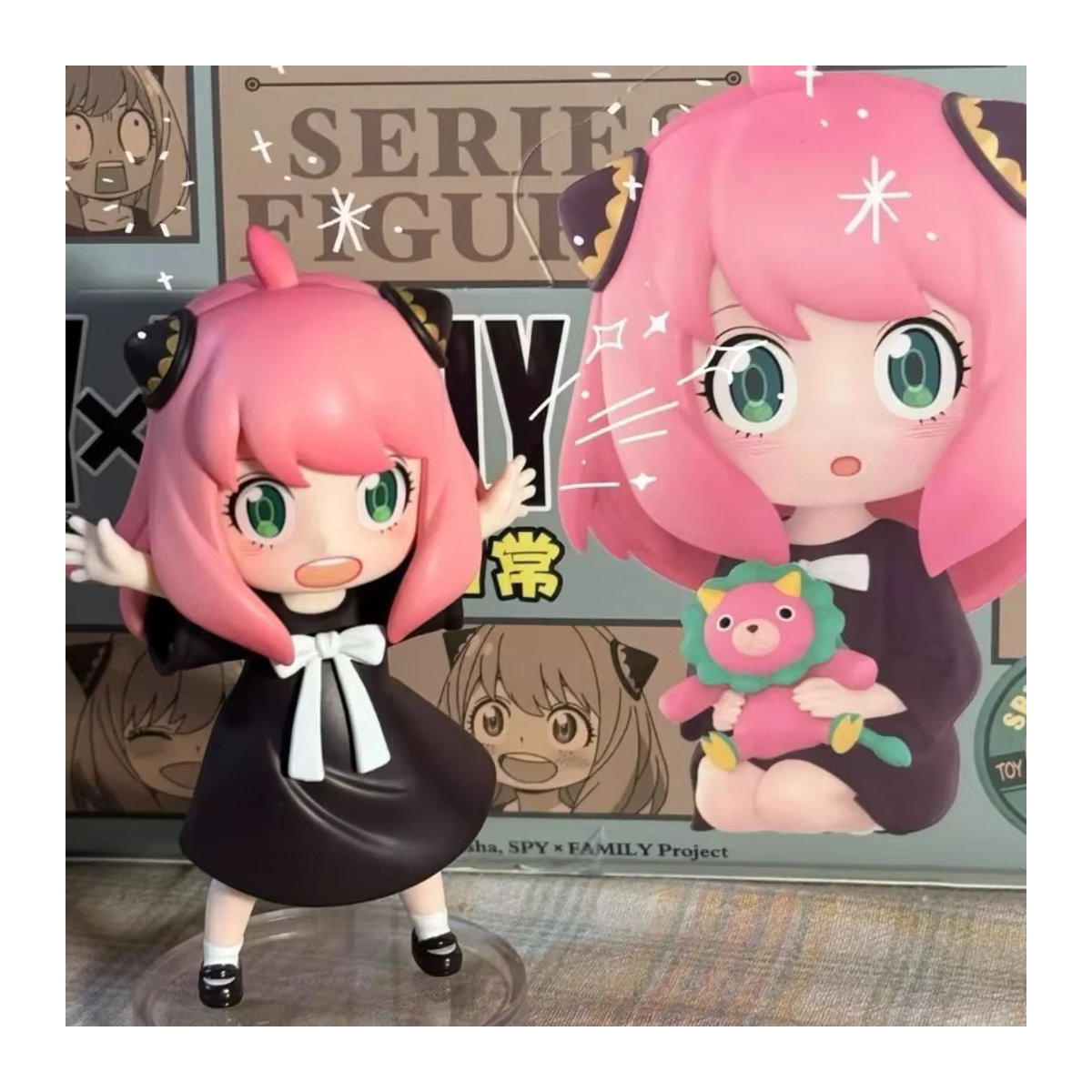 Bandai SPY×FAMILY Anya Forger Blind Box Anime-Figurenset aus Kunststoff, mehrfarbig - Bild 4